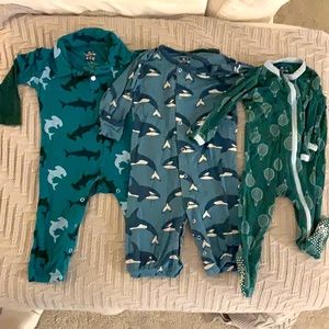 Kickee pants baby pajamas 3-6 months